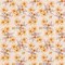 Apricot - Coral/Orange/Persimmon Floral Upholstery Fabric 54 Inches"